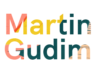 Logo Martin Gudim freelance designer 3D